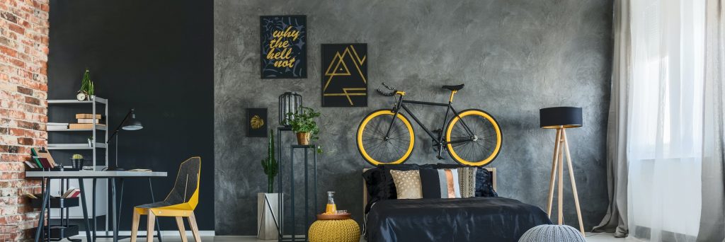 Hipster studio apartment