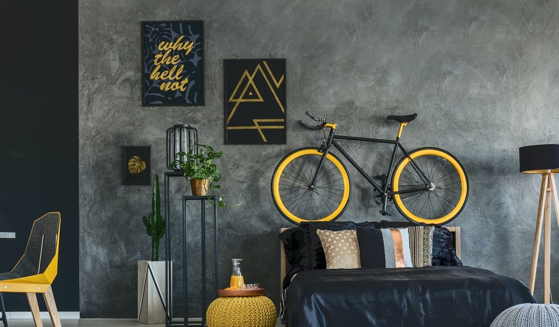 Hipster studio apartment